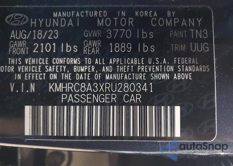 2024 Hyundai Venue Limited from USA, damaged, VIN KMHRC8A3XRU280341